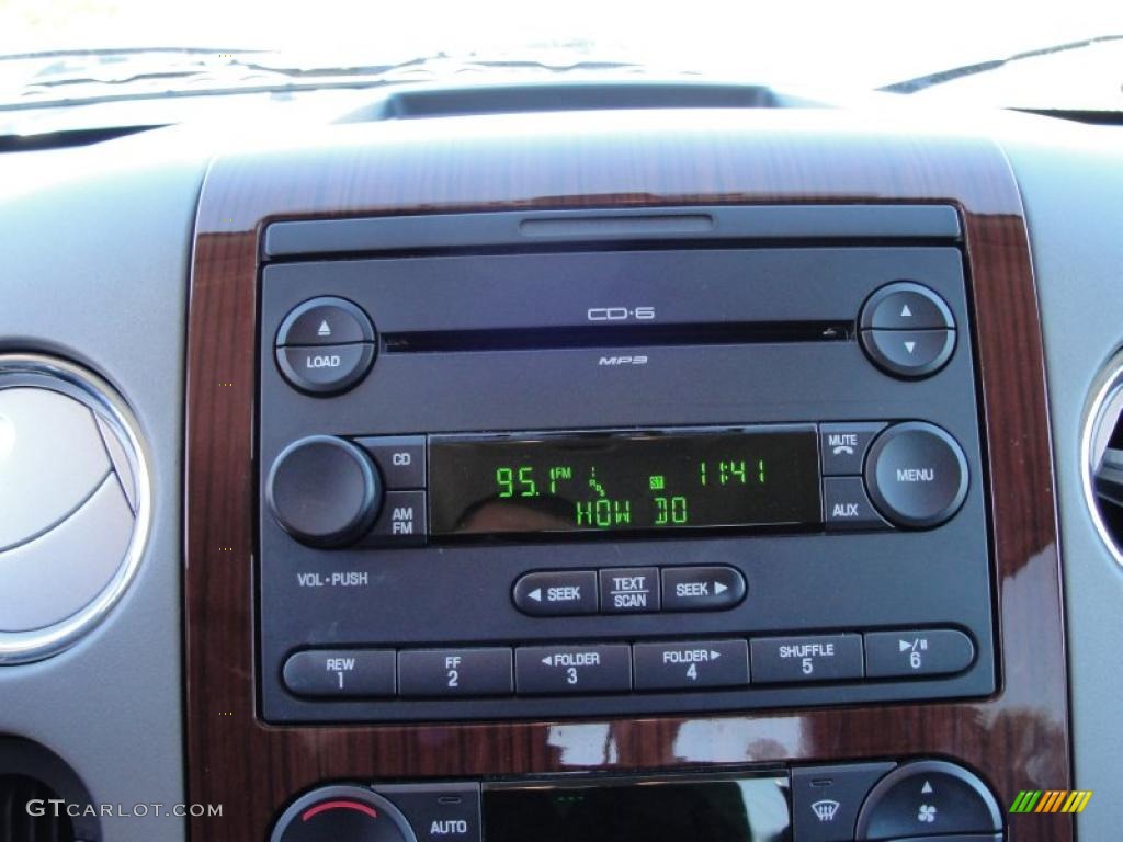 2007 F150 Lariat SuperCrew - Black / Black photo #40