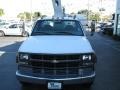 Summit White - Silverado 3500 Regular Cab Chassis Utility Bucket Photo No. 3