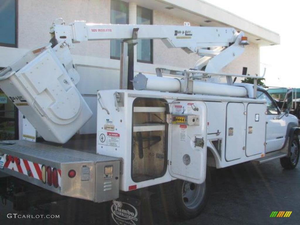 Summit White 2001 Chevrolet Silverado 3500 Regular Cab Chassis Utility Bucket Exterior Photo #41456443