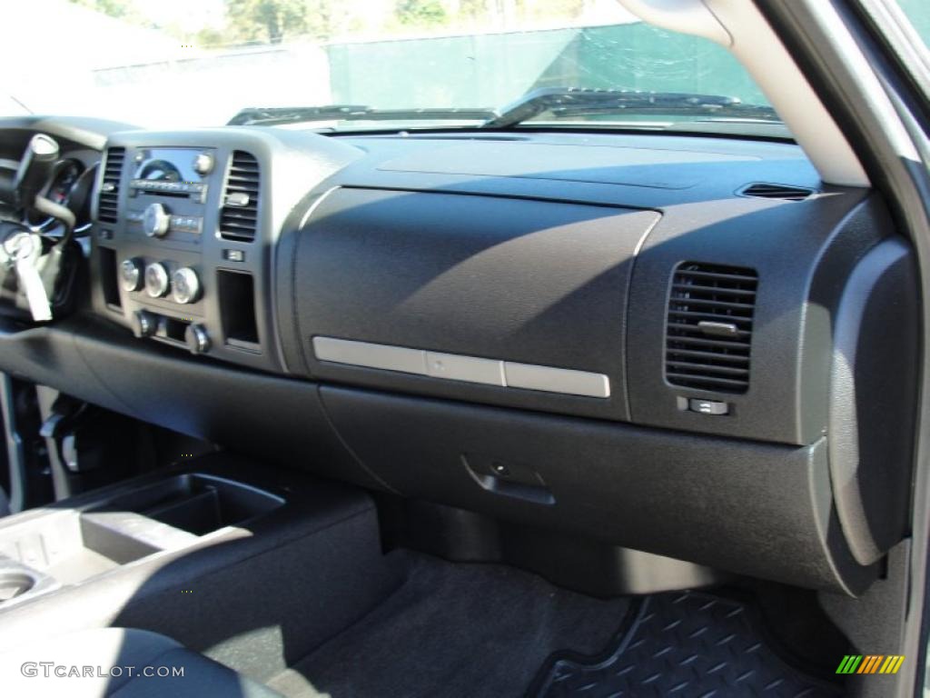 2009 Silverado 1500 LT Crew Cab - Blue Granite Metallic / Ebony photo #25