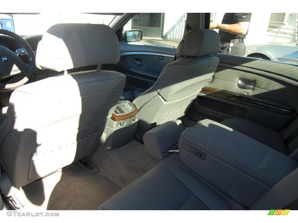 2006 7 Series 750Li Sedan - Sterling Grey Metallic / Black/Black photo #5