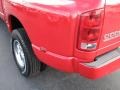 2003 Flame Red Dodge Ram 3500 Laramie Quad Cab Dually  photo #9