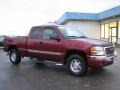 2004 Sport Red Metallic GMC Sierra 1500 Extended Cab 4x4  photo #2