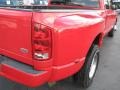 2003 Flame Red Dodge Ram 3500 Laramie Quad Cab Dually  photo #12