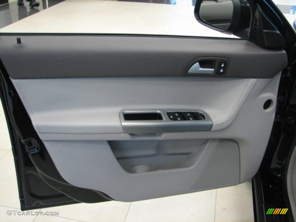 2008 Volvo S40 T5 AWD Umbra Brown/Quartz Beige Door Panel Photo #41457939