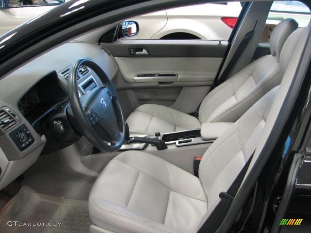 Umbra Brown/Quartz Beige Interior 2008 Volvo S40 T5 AWD Photo #41457951