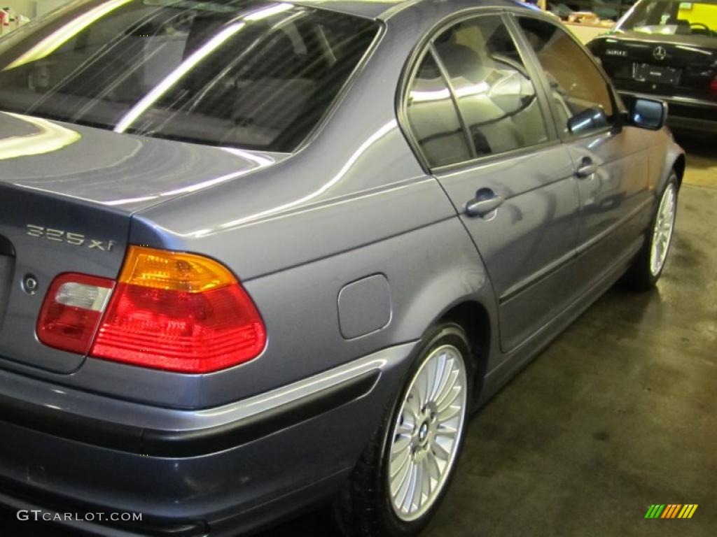2001 3 Series 325xi Sedan - Steel Blue Metallic / Sand photo #2
