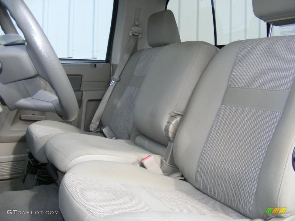 Khaki Beige Interior 2007 Dodge Ram 1500 SLT Regular Cab 4x4 Photo #41458039