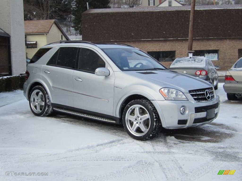 Iridium Silver Metallic 2008 Mercedes-Benz ML 63 AMG 4Matic Exterior Photo #41458203