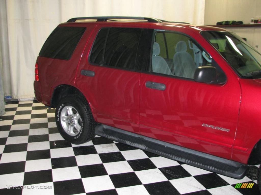 2004 Explorer XLT 4x4 - Redfire Metallic / Graphite photo #5