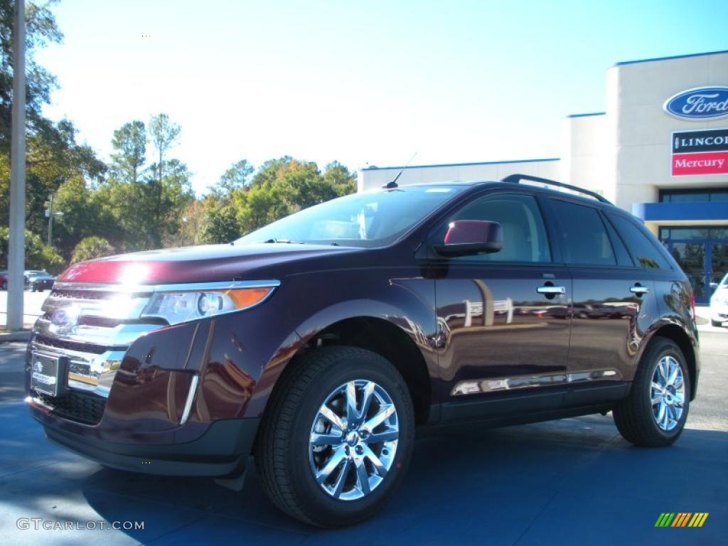 Bordeaux Reserve Red Metallic 2011 Ford Edge SEL Exterior Photo #41460922