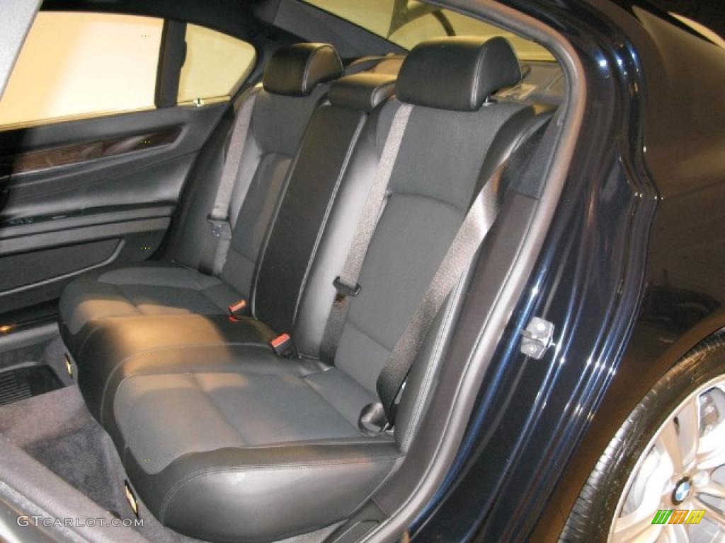 Black Nappa Leather Interior 2011 BMW 7 Series 750Li xDrive Sedan Photo #41461822