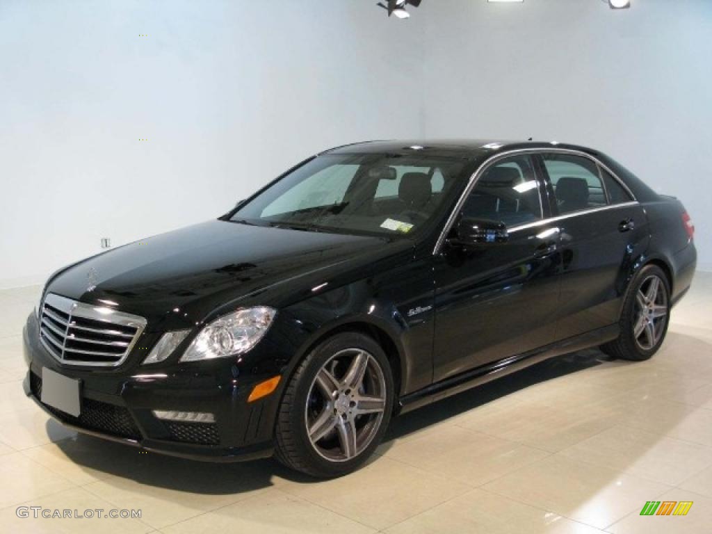 Black 2011 Mercedes-Benz E 63 AMG Sedan Exterior Photo #41461982