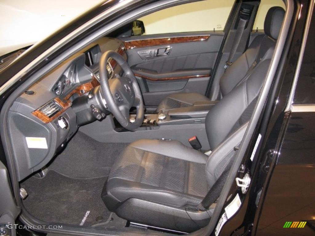 AMG Black Interior 2011 Mercedes-Benz E 63 AMG Sedan Photo #41462058