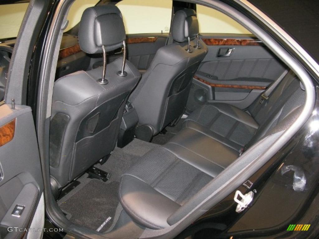 AMG Black Interior 2011 Mercedes-Benz E 63 AMG Sedan Photo #41462286