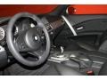 Black 2007 BMW M5 Sedan Interior Color