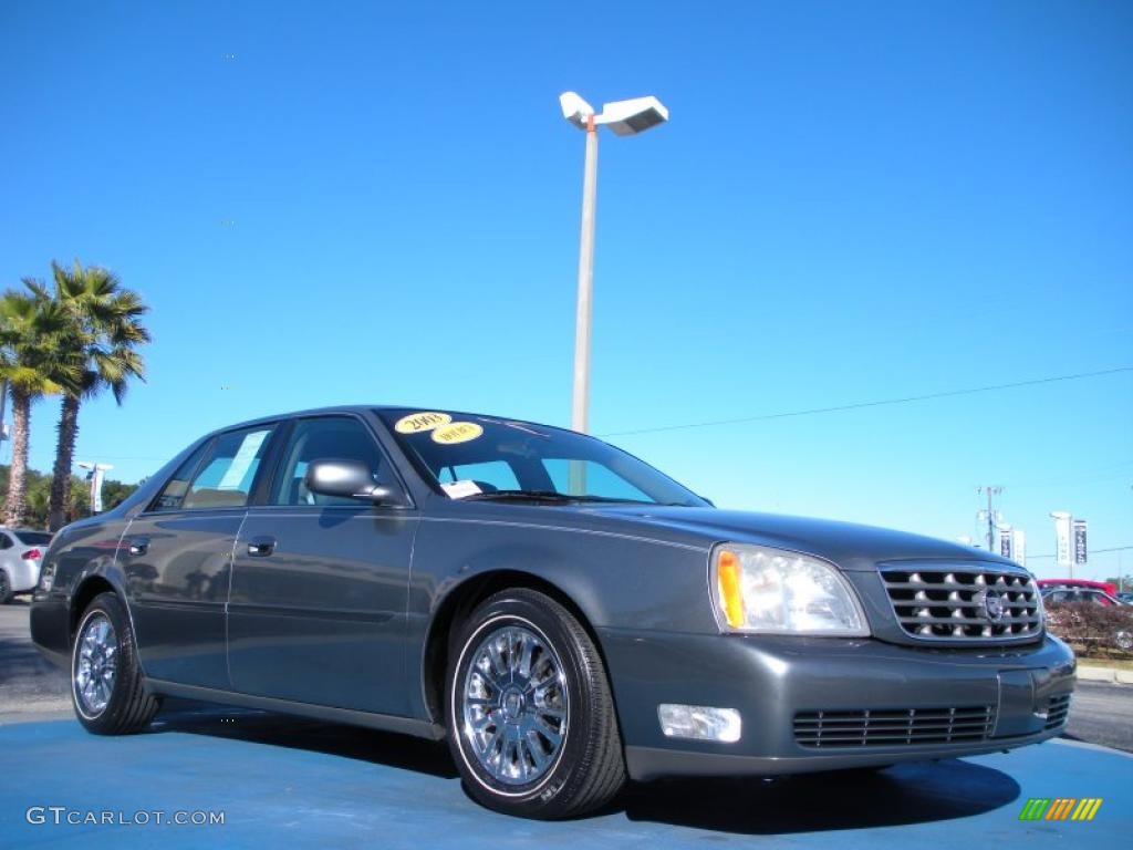 Thunder Gray 2003 Cadillac DeVille DHS Exterior Photo #41463390