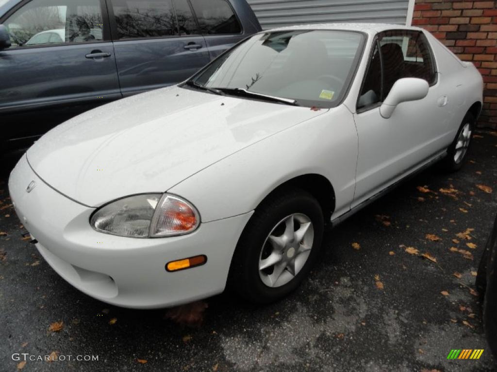 1997 del Sol S - Frost White / Black photo #1