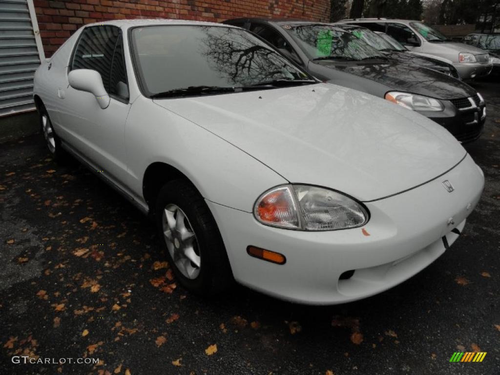 Frost white honda del sol #4