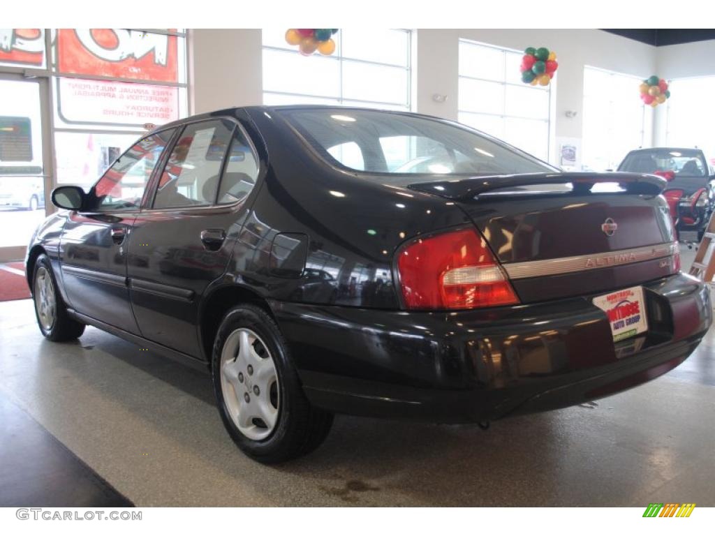 2000 Altima GXE - Super Black / Dusk Gray photo #4