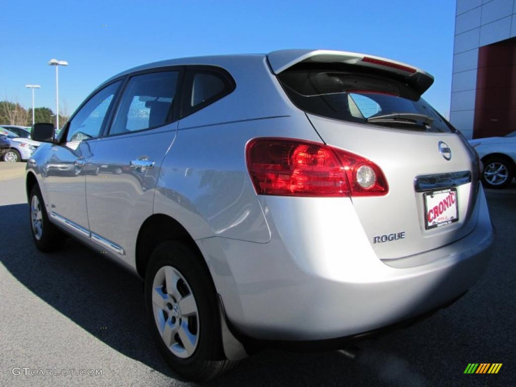 2011 Rogue S - Silver Ice Metallic / Black photo #3