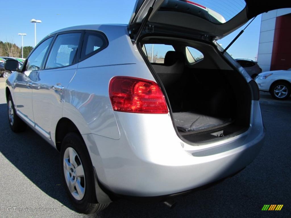 2011 Rogue S - Silver Ice Metallic / Black photo #11