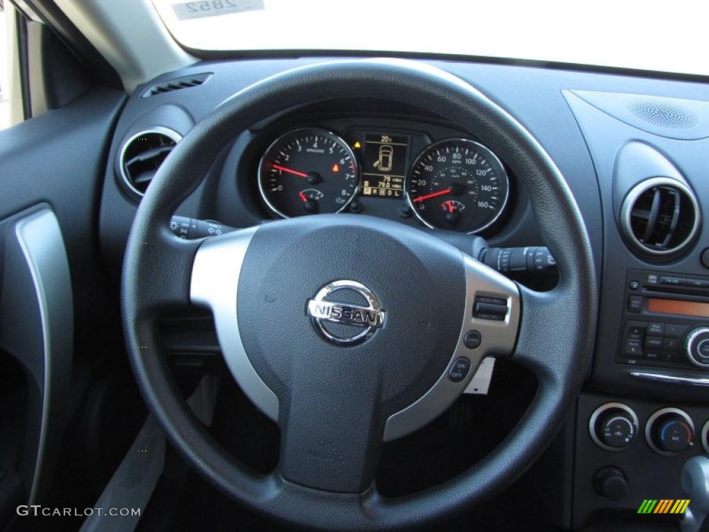 2011 Rogue S - Silver Ice Metallic / Black photo #13