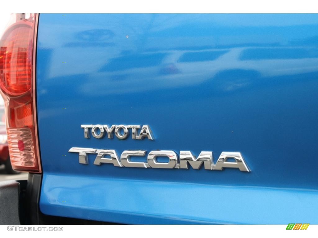 2008 Tacoma V6 TRD Double Cab 4x4 - Speedway Blue / Graphite Gray photo #30