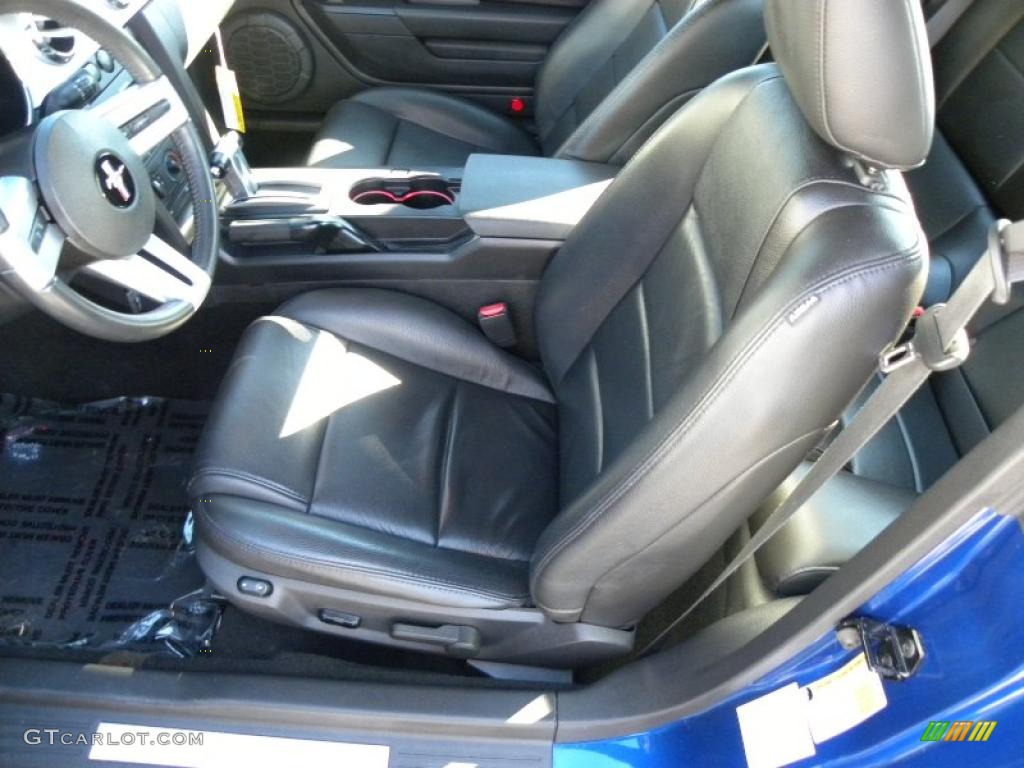 2009 Mustang V6 Premium Coupe - Vista Blue Metallic / Dark Charcoal photo #4