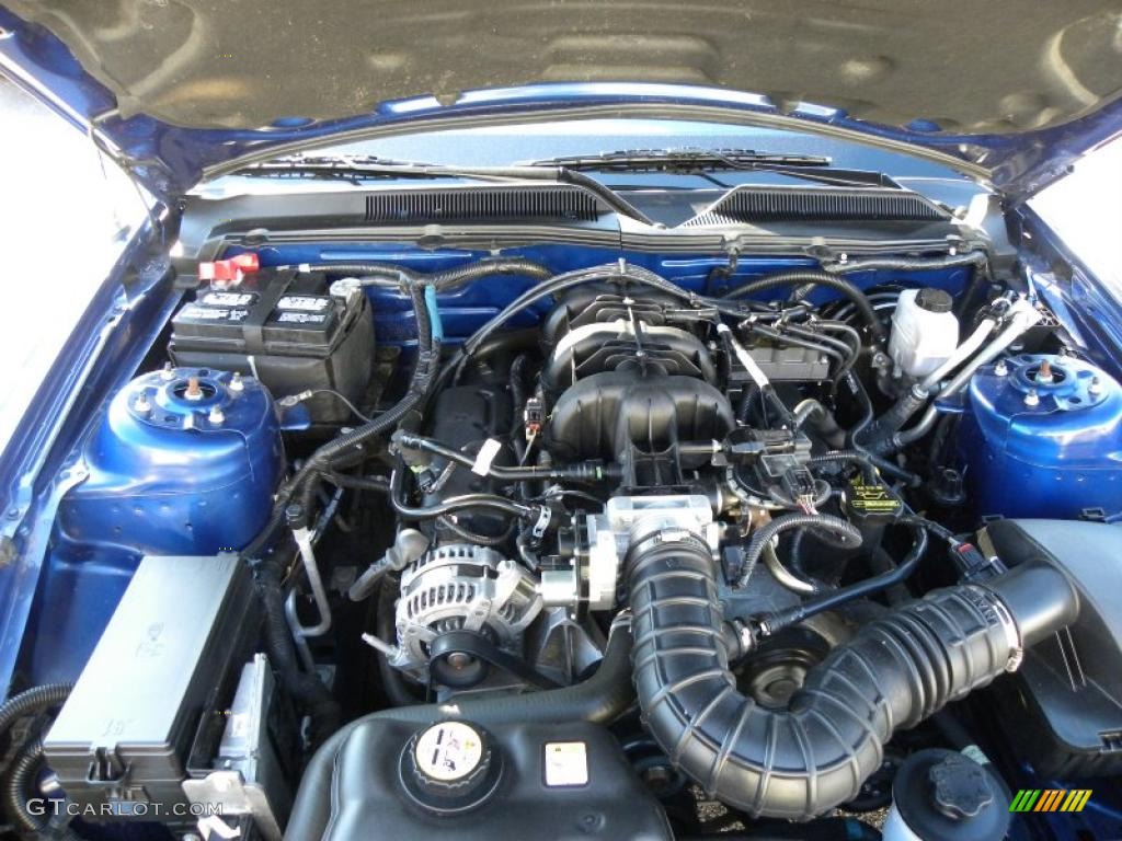 2009 Mustang V6 Premium Coupe - Vista Blue Metallic / Dark Charcoal photo #15