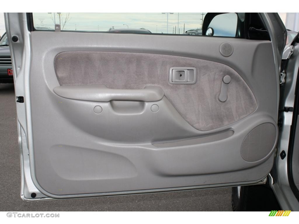 2004 Toyota Tacoma Regular Cab 4x4 Charcoal Door Panel Photo #41468691