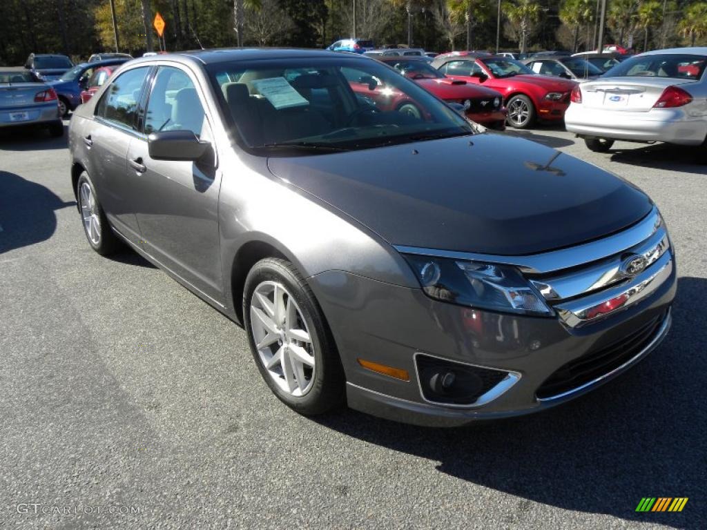 2010 Fusion SEL V6 - Sterling Grey Metallic / Medium Light Stone photo #1