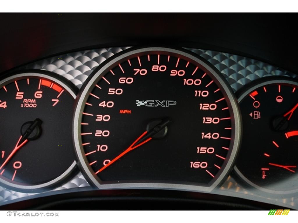 2008 Pontiac Grand Prix GXP Sedan Gauges Photo #41470275