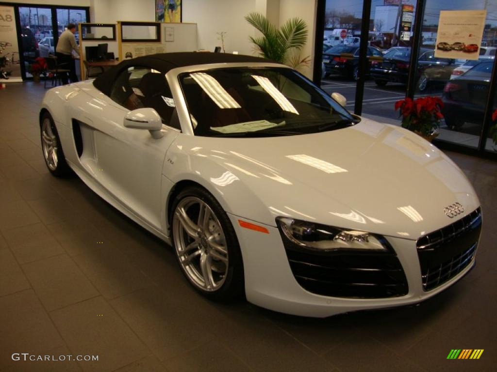 Ibis White 2011 Audi R8 Spyder 5.2 FSI quattro Exterior Photo #41470539