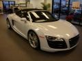 Ibis White 2011 Audi R8 Spyder 5.2 FSI quattro Exterior