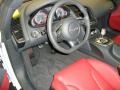 Red Nappa Leather Prime Interior Photo for 2011 Audi R8 #41470655