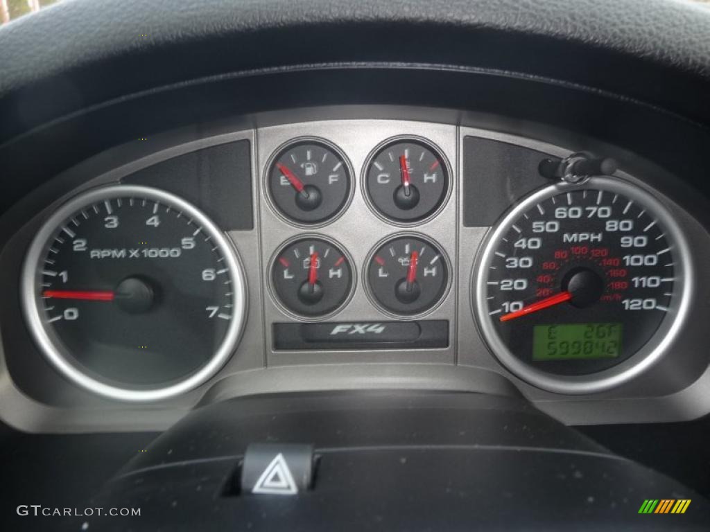 2006 F150 FX4 SuperCab 4x4 - Silver Metallic / Black photo #26