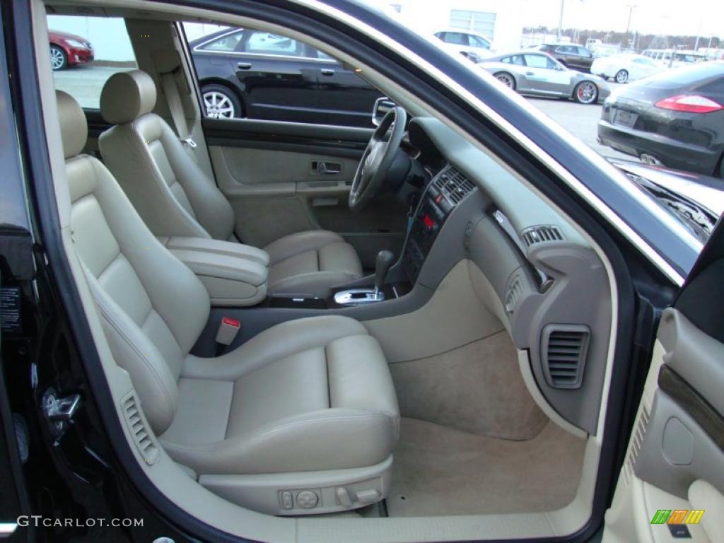 Ecru Interior 2002 Audi S8 4.2 quattro Photo #41471471