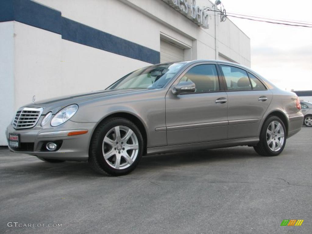 2008 E 350 4Matic Sedan - Pewter Metallic / Black photo #1
