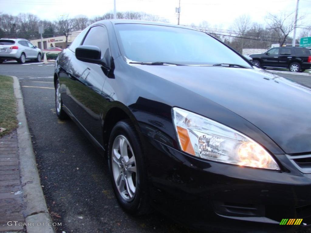 2006 Accord EX Coupe - Nighthawk Black Pearl / Black photo #5
