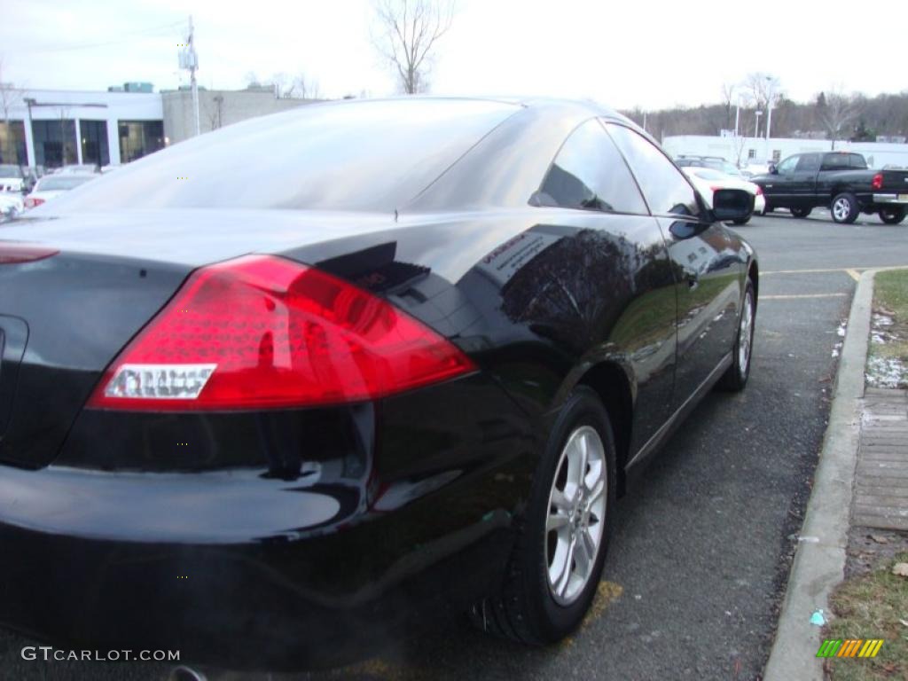 2006 Accord EX Coupe - Nighthawk Black Pearl / Black photo #8