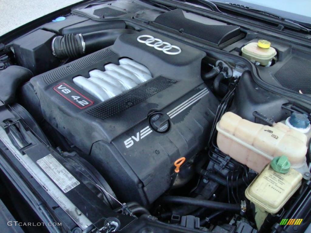 2002 Audi S8 4.2 quattro 4.2 Liter DOHC 40-Valve VVT V8 Engine Photo #41471767