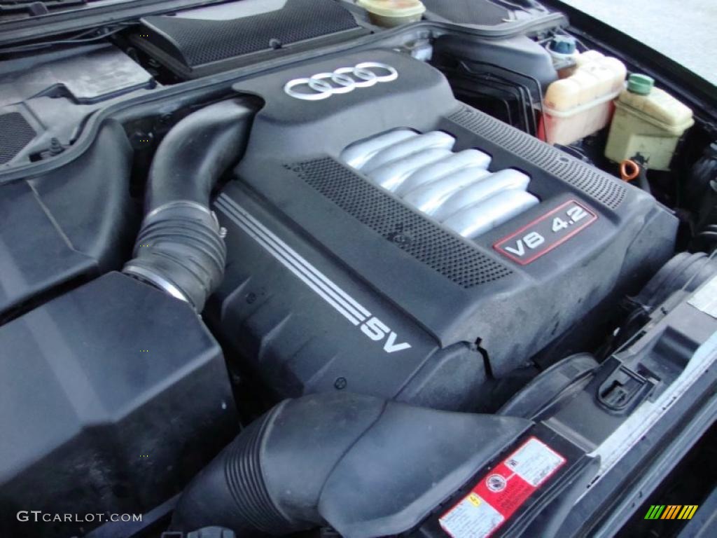 2002 Audi S8 4.2 quattro Engine Photos
