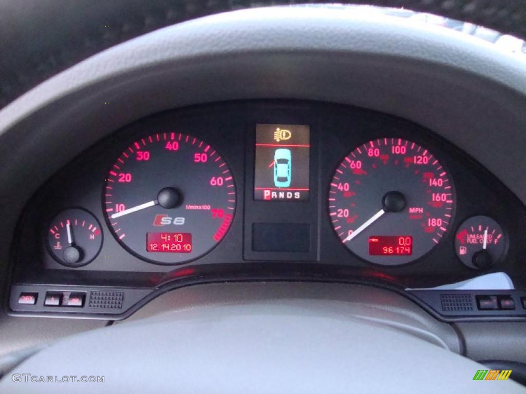 2002 Audi S8 4.2 quattro Gauges Photos