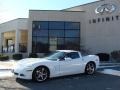 2008 Arctic White Chevrolet Corvette Coupe  photo #3