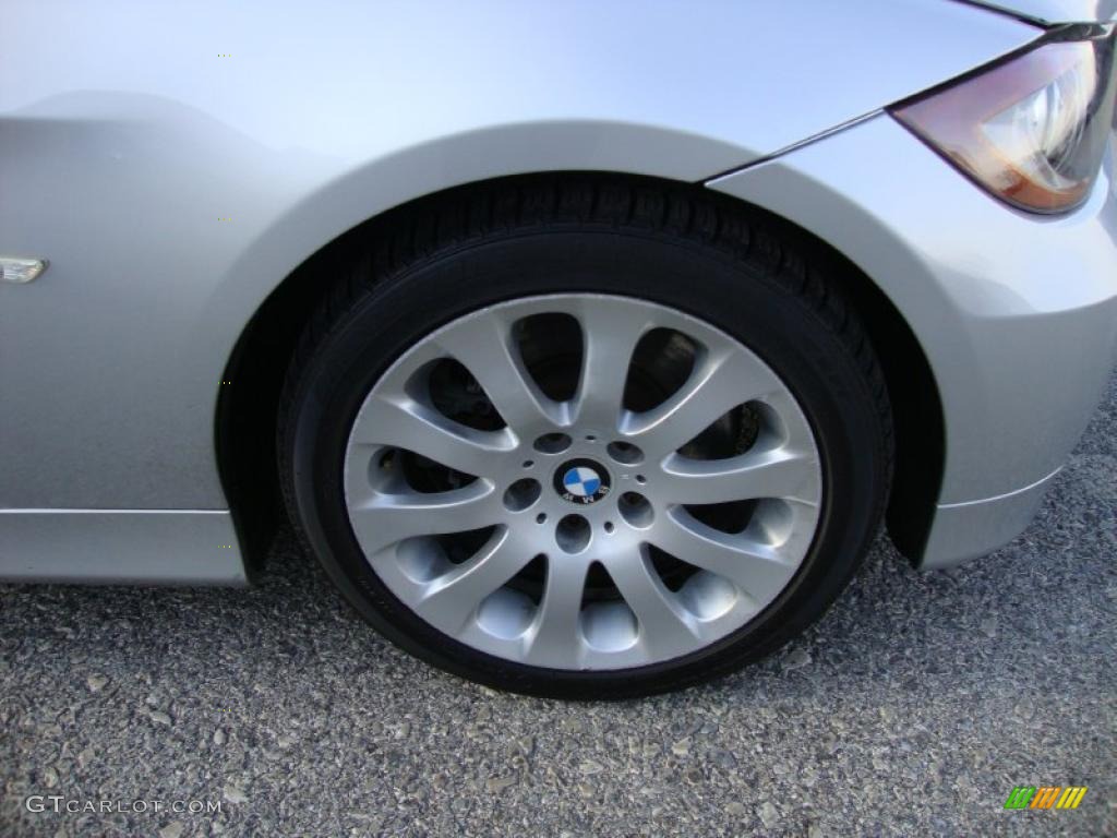2006 3 Series 330xi Sedan - Titanium Silver Metallic / Black photo #34
