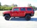 2007 Victory Red Hummer H3   photo #1