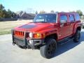 2007 Victory Red Hummer H3   photo #2