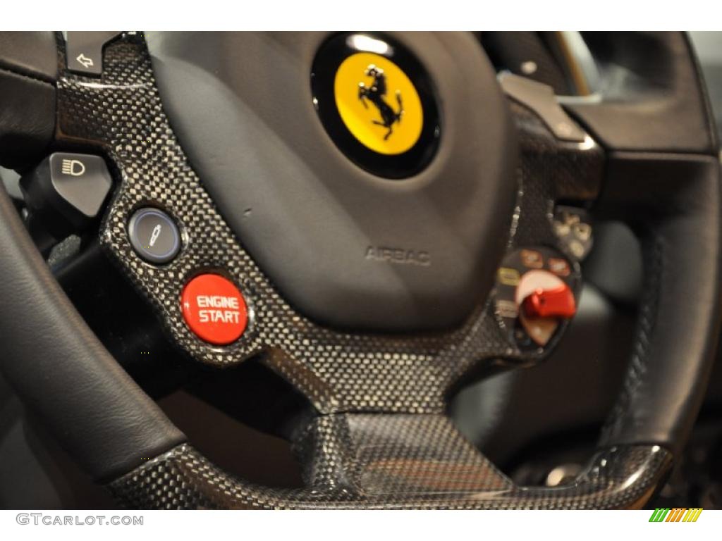 2011 Ferrari 458 Italia Tan Steering Wheel Photo #41473763