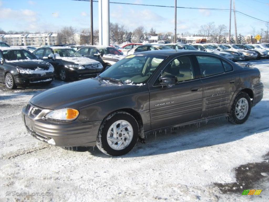 2001 Grand Am SE Sedan - Dark Bronzemist Metallic / Dark Taupe photo #10